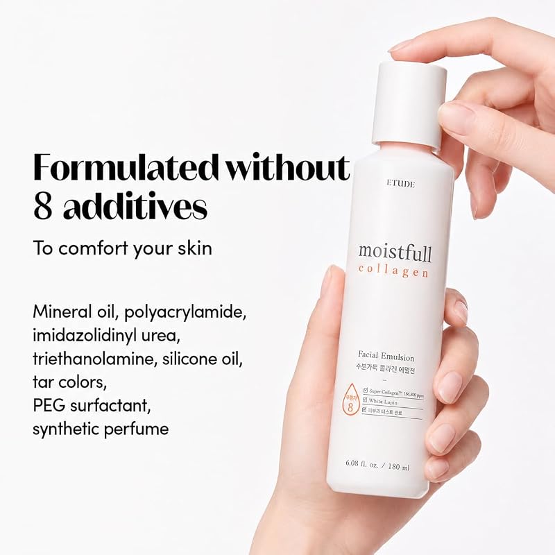Etude Moistfull Collagen Facial Emulsion - Soft Lotion, 6.08 fl oz
