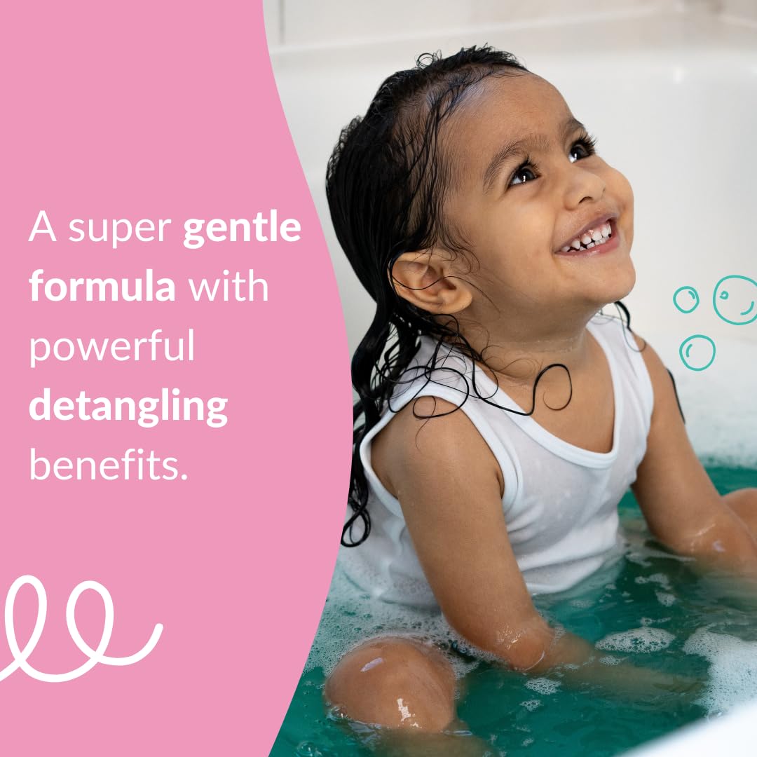 Love Ur Curls Kids - LUCK 2 in 1 Shampoo and Conditioner, Fragrance Free, Pediatrician Approved, Gentle Tear Free Unscented Formula, Easy to Detangle Curls, Sulfate and Paraben Free, 300 mL