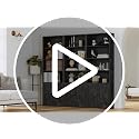 IRONCK Charcoal Grey Industrial Bookshelf - 6-Shelf Floor Standing Bookcase, 70in Tall for Home Office & Living Room