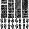 24 Sheets Henna Tattoo Stencils, 276+pcs Temporary Tattoo for Women Reusable Face Body Paint DIY Art Glitter Airbrush Tattoo Stencils Pack
