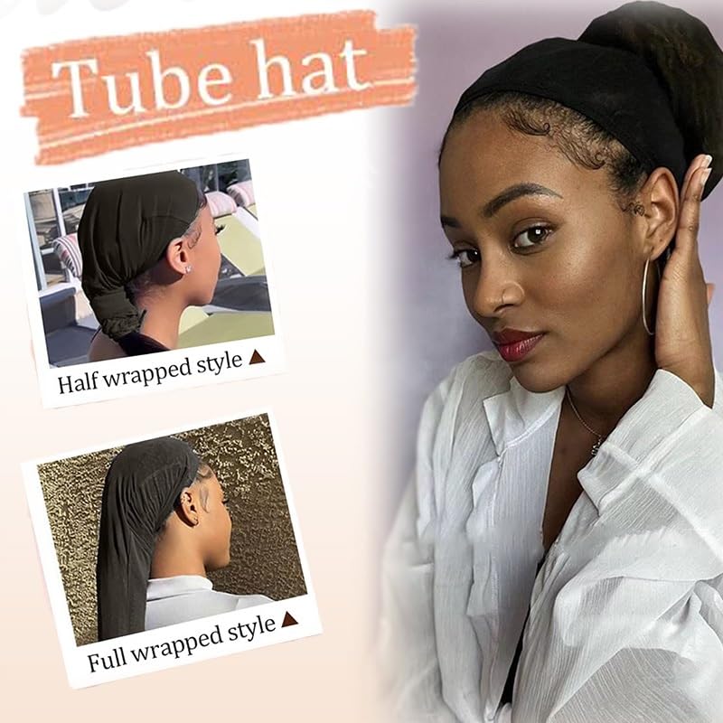 Hairweave Sleeve for Locs with Drawstring,Hair Weave Sleeve for Locs – Extra Long Hairsleeve for Braids,Fashionable Design - Haircare for Wig,Lightweight & Stretchable,Stretchy Reusable(Blue*1)