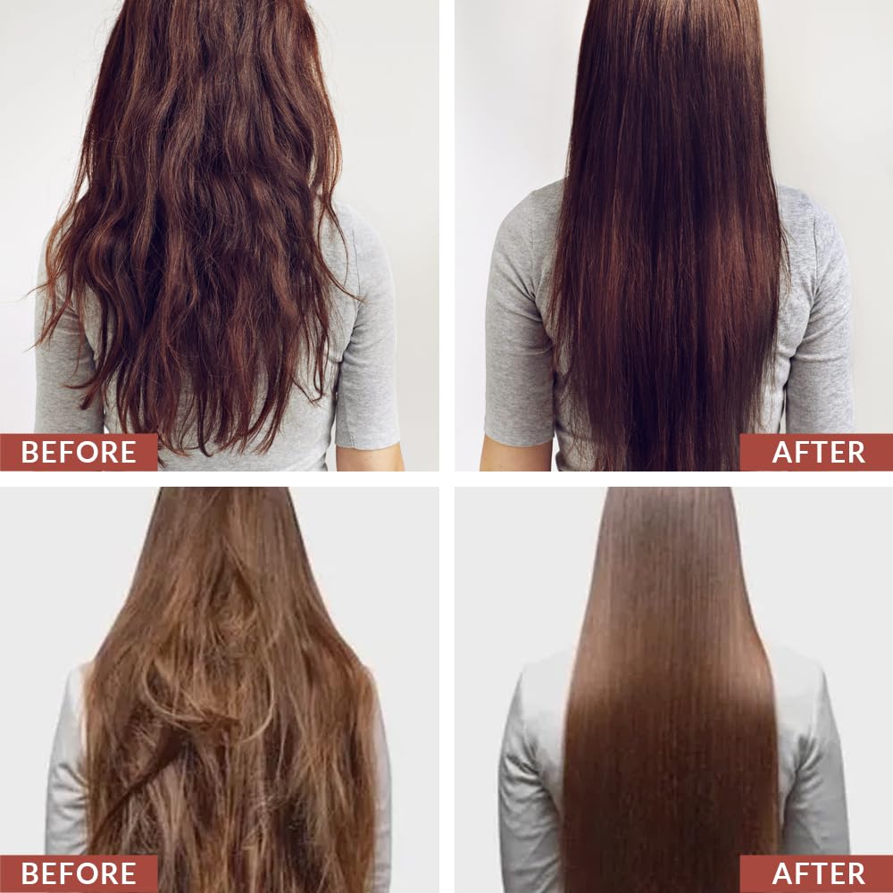 KERAGEN - Brazilian Smoothing Keratin Hair Treatment, Blowout Straightening System for Dry and Damaged Hair - Forte, Sulfate Free - Eliminates Curls and Frizz, Medium to Coarse Hair (16 Oz)