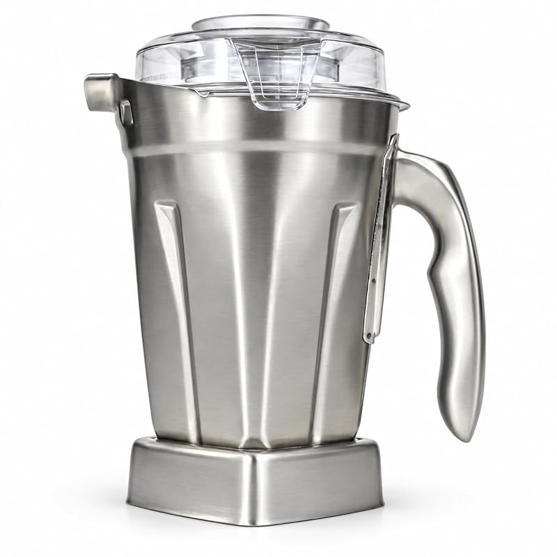 48oz Stainless Steel Blender Pitcher Replacement for Vitamix