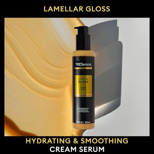 TRESemm? Hydrating & Detangling Cream Serum Lamellar Gloss Ultra Shine Up to 72H 5.7 Fl Oz,(Pack of 2)