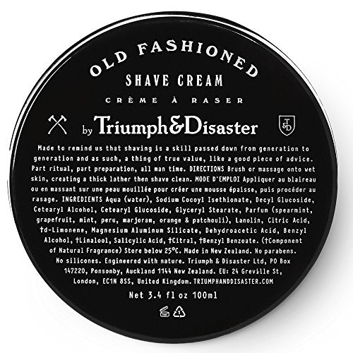 Men's Shaving Cream Jar - Sensitive Skin, Alcohol-Free, 3.4 oz - Triumph & Disaster Variation of THIS listing