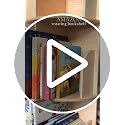 BIERUM 3-Tier 360° Rotating Kids Bookshelf Tower - Space-Saving Child & Adult Storage