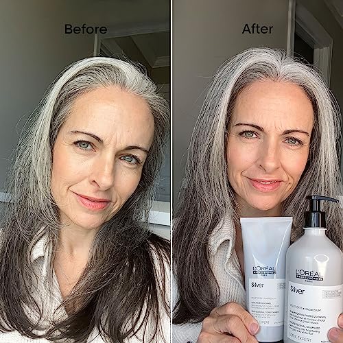 Purple Conditioner for Blonde Hair - Neutralizes Yellow & Brassy Tones, Hydrates & Adds Shine