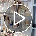 Clear 6-Piece Medicine Cabinet Tray Organizer Set for Bathroom Storage