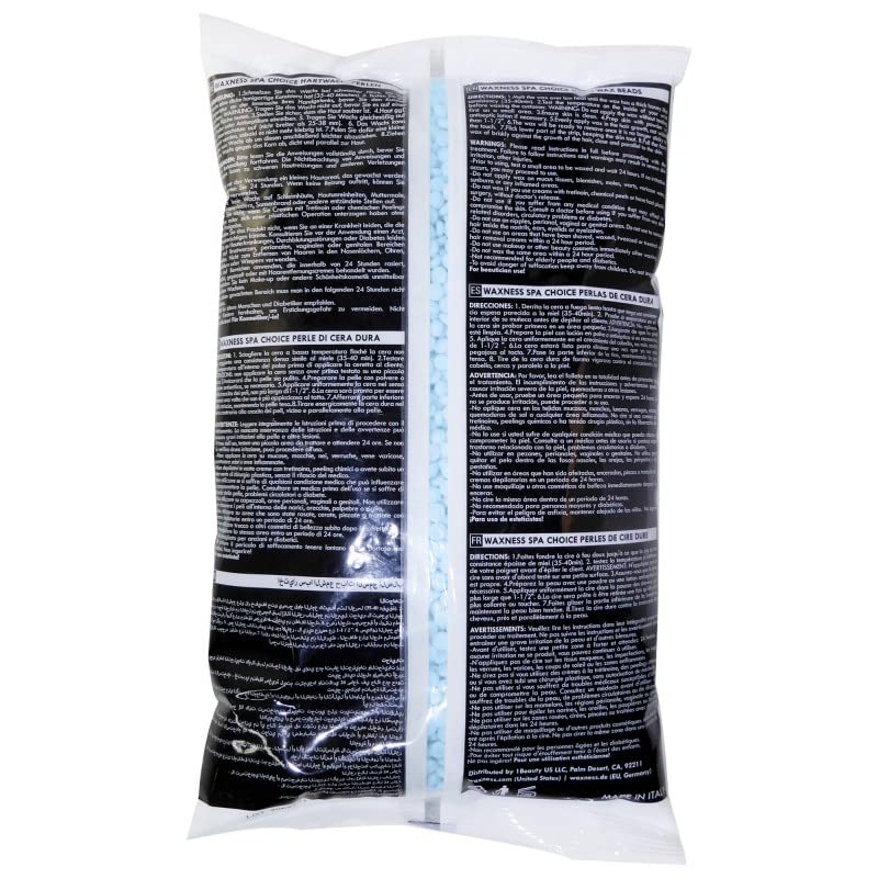 Rosin Free Multidirectional Baby Blue Wax for Hair Removal - 2.2 lb / 1 kg - Variation of THIS listing 35.2 Ounce