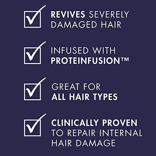 Nexxus Keraphix Damaged Hair Repair Shampoo & Conditioner Set with Keratin & Black Rice, 33.8 oz