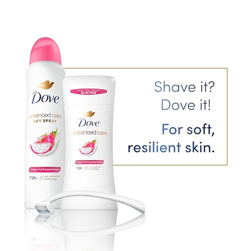 Dove Advanced Care Antiperspirant Stick 2.6 oz Pack of 3 - Dragon Fruit & Coconut
