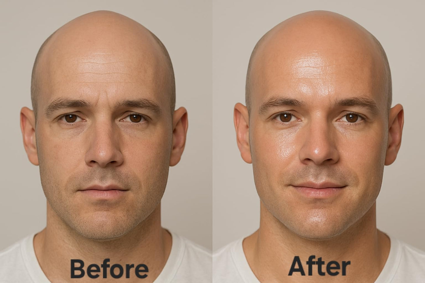 Bald Head Moisturizer. Post Shave Wax and Polish for Bald Heads. Soothes the Scalp Providing Lasting Softness Shine & Protection. Alabama Pine Scent.