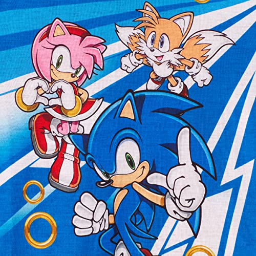 Sonic The Hedgehog Boys 4-Piece Pajama Sleepwear Set - Blue Blue, Kids