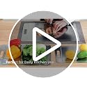 3-Piece Titanium Cutting Boards with Juice Grooves & Non-Slip Mat