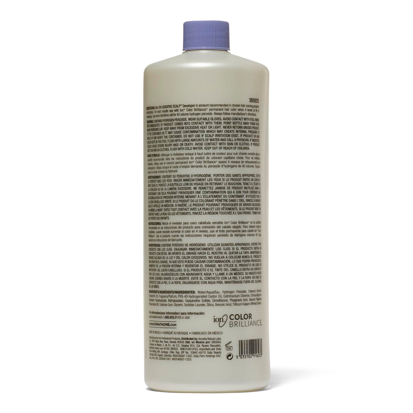 ion Sensitive Scalp 40 Volume Creme Developer, Ionic Buffers and Conditioning Protein to Help Scalp Sensitivity, 32 Ounce