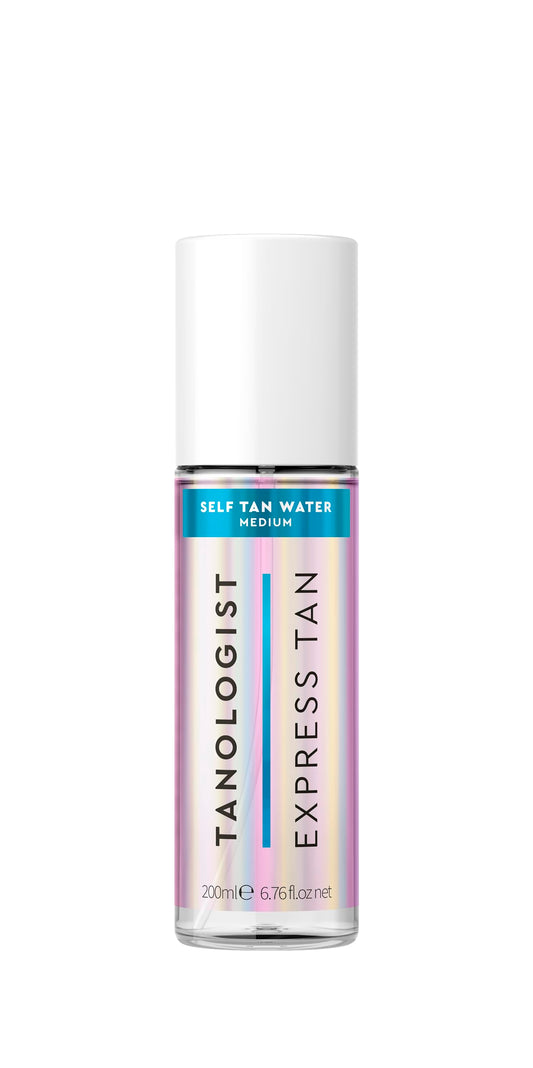 Tanologist Medium Self Tan Water, Clear Self Tanning Water, Streak-Free Tanning Mist, Natural Bronze, No Fake Tan Smell, Long Lasting, Clean Ingredients, 6.76 fl. oz/200 ml Bottle