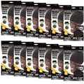 12 Pack Non-Slip Spandex Dome Wig Caps - Black, One Size Fits Most