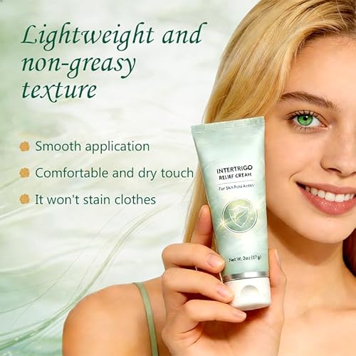 Intertrigo Relief Cream£¬Fast-Drying Non-Greasy Skin Fold Care for Chafing Relief & Moisture Protection(1)