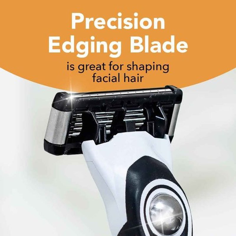 BIC Flex 5 Refillable Men's 5 Blade Razors Refills, Durable Blades, Precision Edging, 12 Refill Cartridges