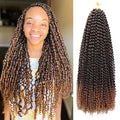 Dorsanee Passion Twist Hair 24 Inch - Pack of 7 Water Wave Crochet Braids