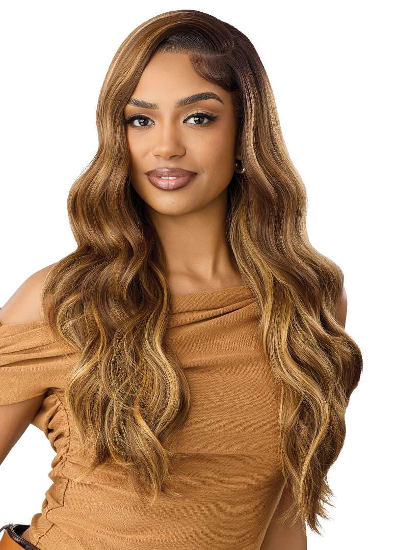 Outre TruCurve Melted Hairline Lace Front Wig - Jet Black 1 (Variation: JET BLACK 1)