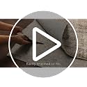 Loloi Grip 1/8 Inch Grey Rug Pad - 8' x 11' Reversible Floor Protector
