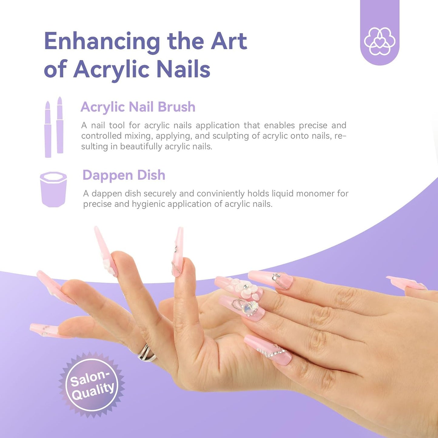 Low Odor Acrylic Nail Monomer - SAVILAND SSPro X Pure EMA, 500ml for DIY Nail Extensions