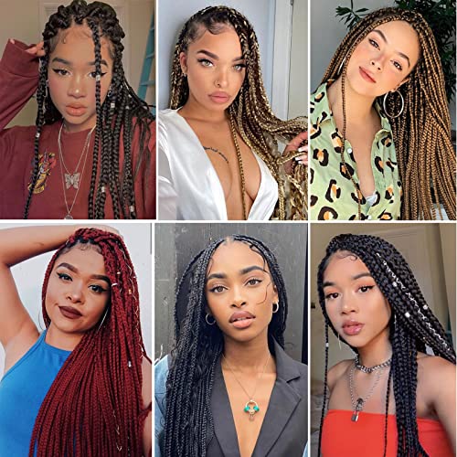 Pre-Stretched Braiding Hair - 40 Inch 8 Packs Natural Black Yaki Texture for Twist and Box Braids - Variation of 40 Inch (Pack of 8) / 1B