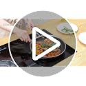 DELUXE 10-Inch Black Hybrid Ceramic Nonstick Frying Pan with Lid