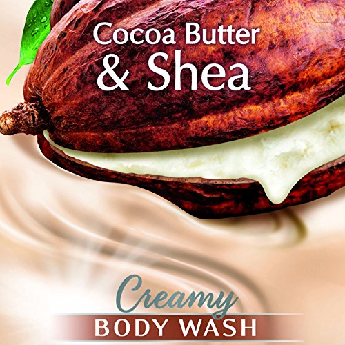 Suave Naturals Body Wash, Creamy Cocoa Butter & Shea, 15 Fl Oz (Pack of 6)