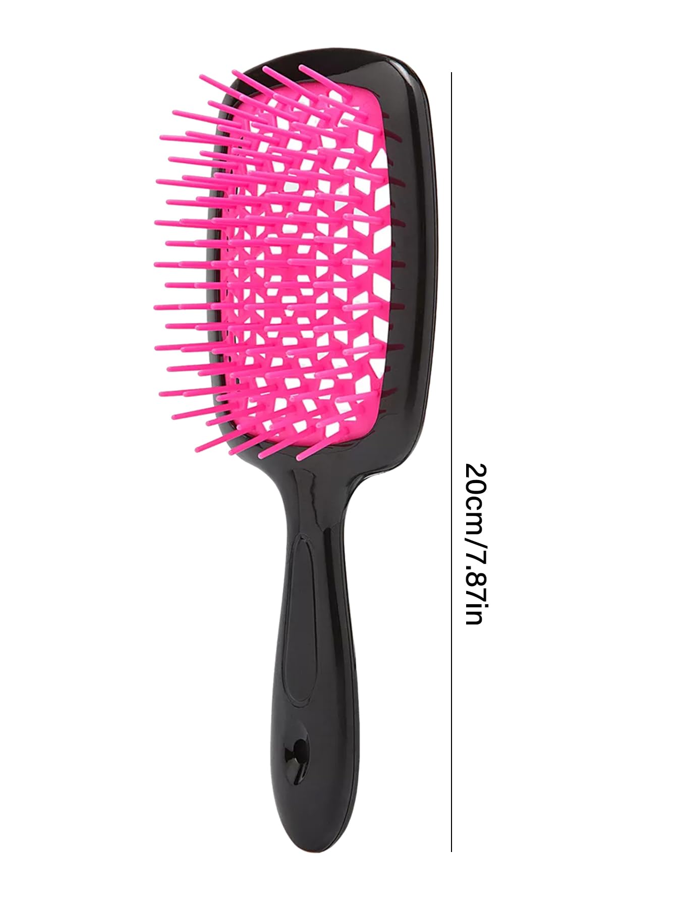 2Pcs Detangler Hairbrush for Effortless Tangle Removal - Ultra-Soft Bristles -For Natural Curly Straight Wet Dry Damaged Hair for Women Men- Yellow White & Pink