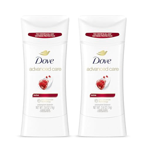 Dove Advanced Care Antiperspirant Deodorant Stick Revive 12 Pack - 72H Odor & Sweat Protection