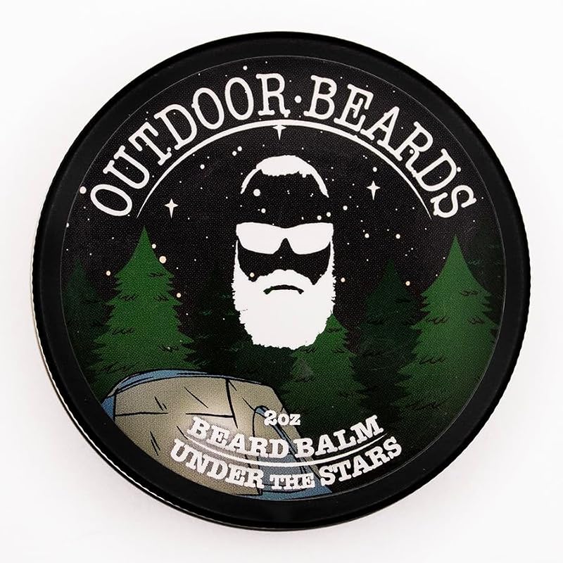 Outdoor Beards Under the Stars Beard Balm - 2 oz Nourishing Moisturizer for Men