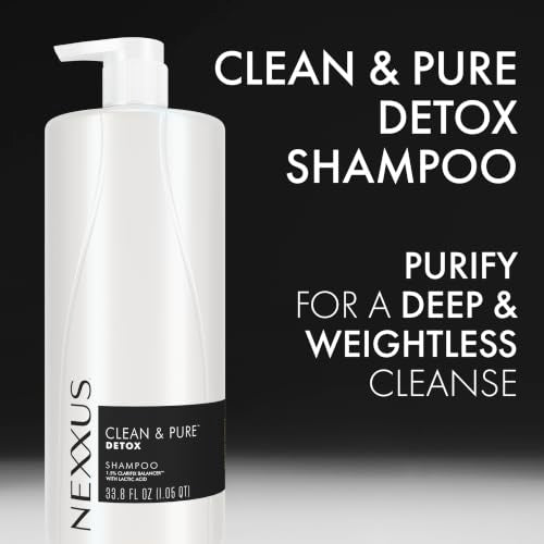 Nexxus Natural Detox Clarifying Shampoo 33.8 Fl Oz - Deep Clean & Purify