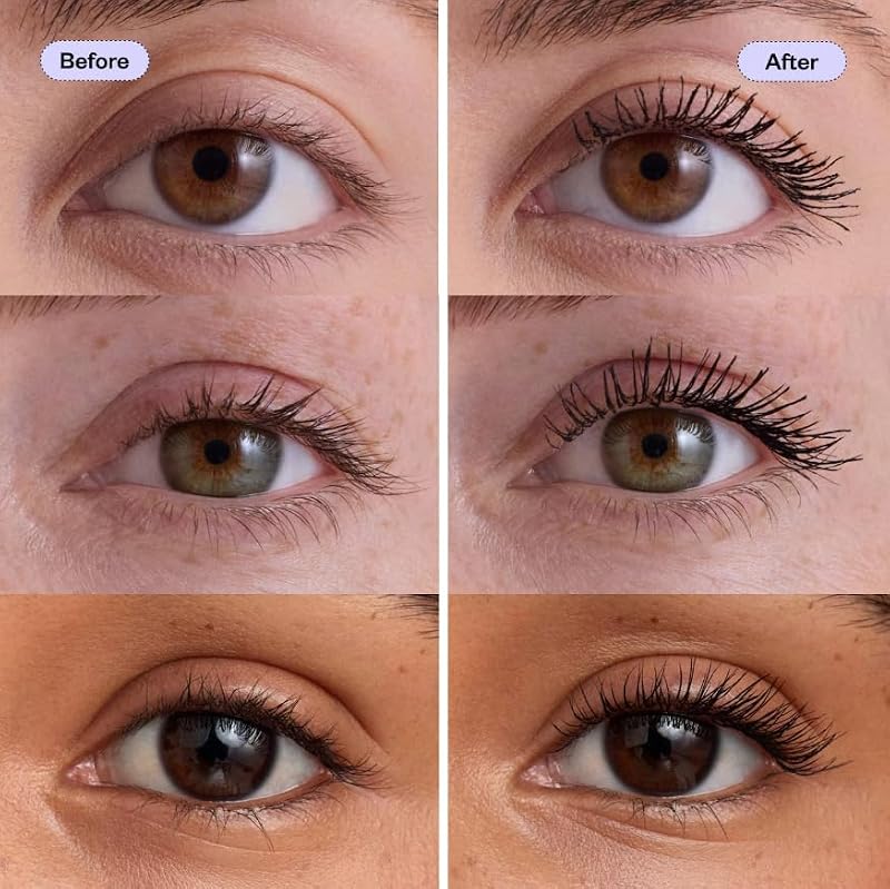 Lengthening Mascara with Peptide Serum - Full Size, Gentle & Smudge-Proof