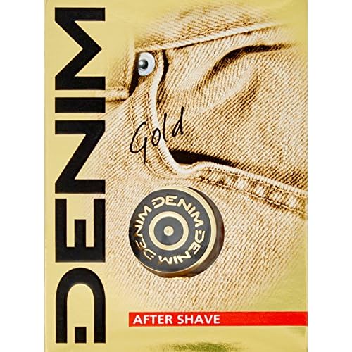 Denim: "Gold" After Shave 100ml 3.38fl.oz [ Italian Import ]