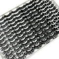 25MM Mink Lashes 48 Pairs Pack 25 mm False Eyelashes Long Dramatic 5D Full Volume Fake Eyelashes 4 Styles Wispy Curly Mink Eyelashes Wholesale, by TIMELABS