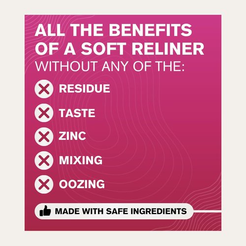 Cushion Grip Thermoplastic Denture Adhesive, 1 oz | Refits and Tightens Loose and Uncomfortable Dentures | Non-Glue Adhesive, Acts Like a Soft Reliner (Pack of 3)