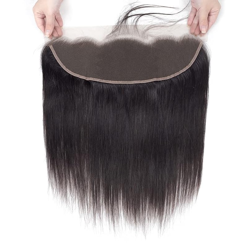 10 Inch HD Lace Frontal Closure Human Hair Straight Brazilian Virgin Hair