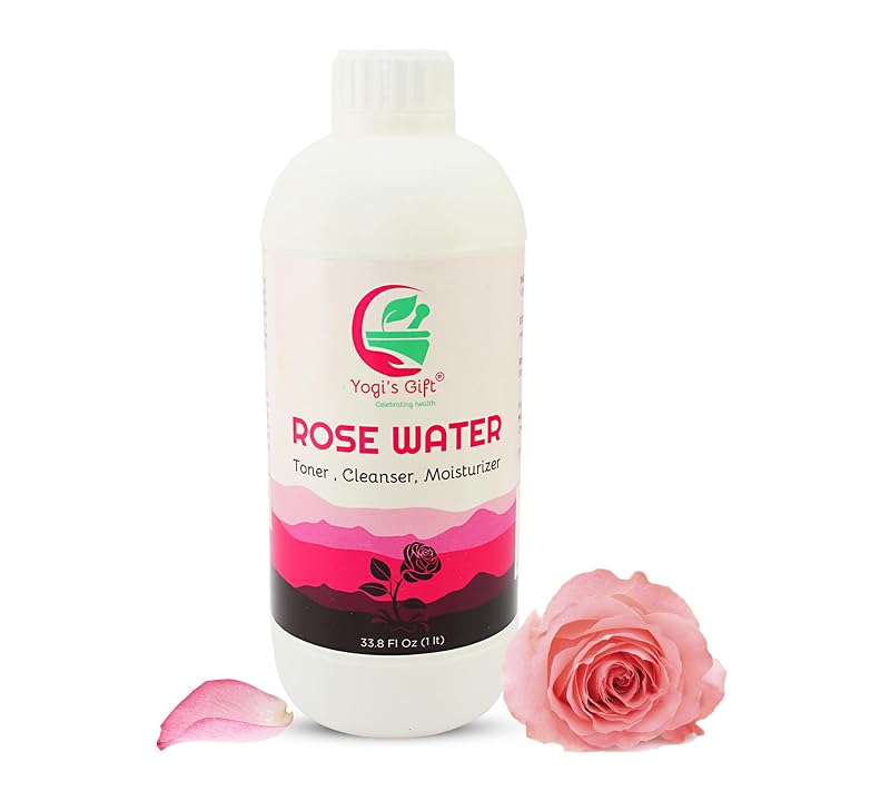 Rose Water 33.8 oz - Alcohol Free Hydrating Facial Mist & Hair Care, Variation: 33.8 Fl Oz (Pack of 1)