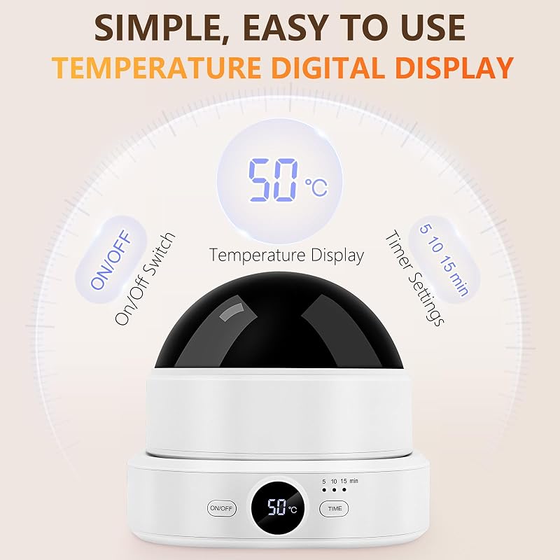 Electric Nail Soaking Bowl with Precise Temperature Control 86–140°F | NB3