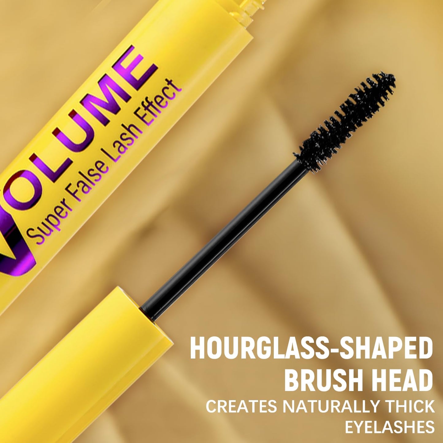 2 Pcs Bubble Mascara - Colossal Bubble Mascara, Waterproof, Smudge-Proof, Clump-Proof, Volumizing Defining, Create Natural Eyelashes