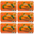 ASANTEE PAPAYA & HONEY Soap 4.40 Oz (Pack of 6)