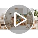 Kids Wooden Bookshelf 4-Tier Montessori Display - Child-Safe Natural Pine