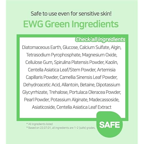 Modeling Mask with CICA for Face ? NEEDS NATURE | Soothing & Redness Relief Peel-Off Rubber Mask | Korean Skincare | Home Spa Treatment | 400g Powder Pack with Mixing Tools