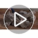 Faux Birch Wood Resin Candle Holder for Fireplace - Holds 8 Tea Lights - 18 Inches