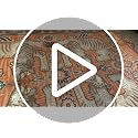 Terracotta Tiger Boho Washable Area Rug 6x9 ft Non-Slip Vintage Living Room