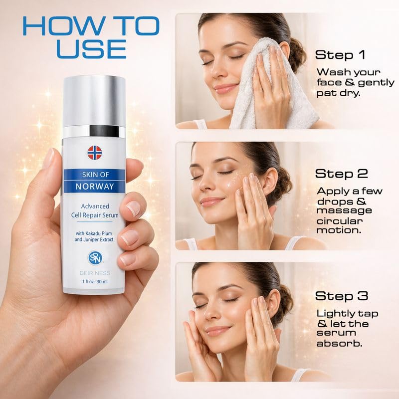 Advanced Cell Repair Serum for Face - Anti-Aging Hydrating Skin Care
