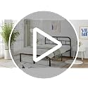 Queen Heavy Duty Metal Platform Bed Frame with Headboard - Sturdy Steel Support