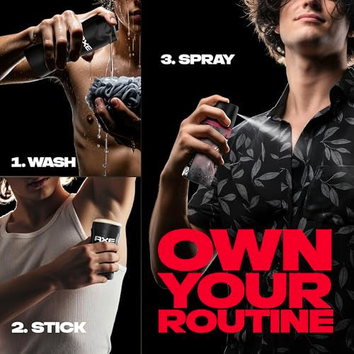 Men's Cherry Scent Body Spray - Long-Lasting Fragrance Deodorant Set